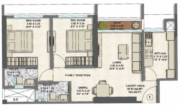  srishti-oasis Floor Plan Floor Plan