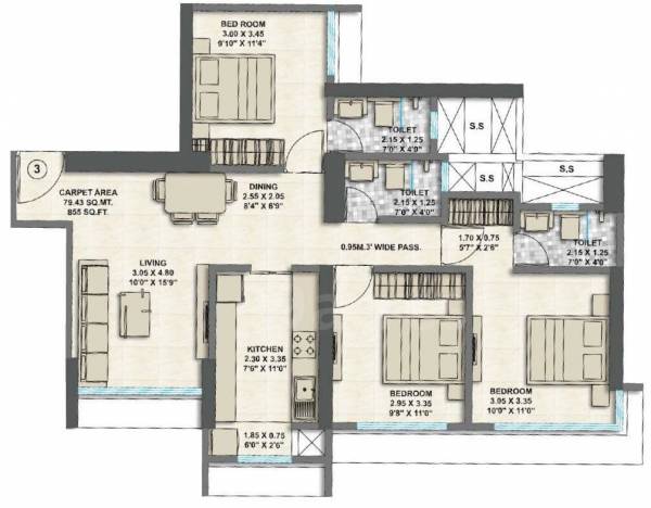  srishti-oasis Floor Plan Floor Plan