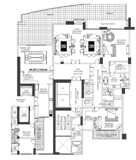 camellias Floor Plan Lower Level Duplex Plan