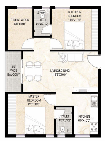  one Floor Plan Floor Plan