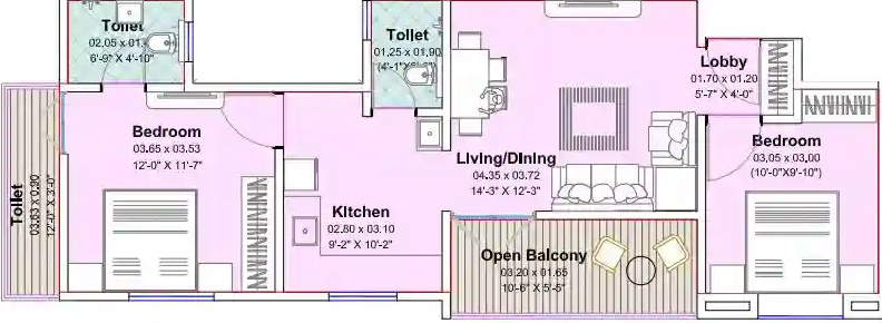 Floor Plan vimal twin tower a wing Floor Plan Floor Plan