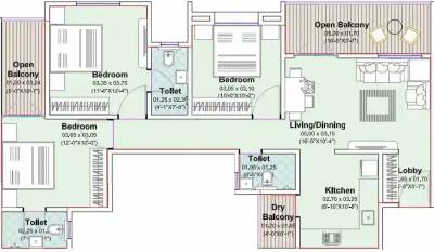  vimal-twin-tower-a-wing Floor Plan Floor Plan