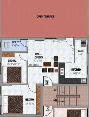 Ranganayaki South Firm Manasarovar (2BHK+1T (779 sq ft) 779 sq ft) Ranganayaki South Firm Manasarovar (2BHK+1T (779 sq ft) 779 sq ft)
