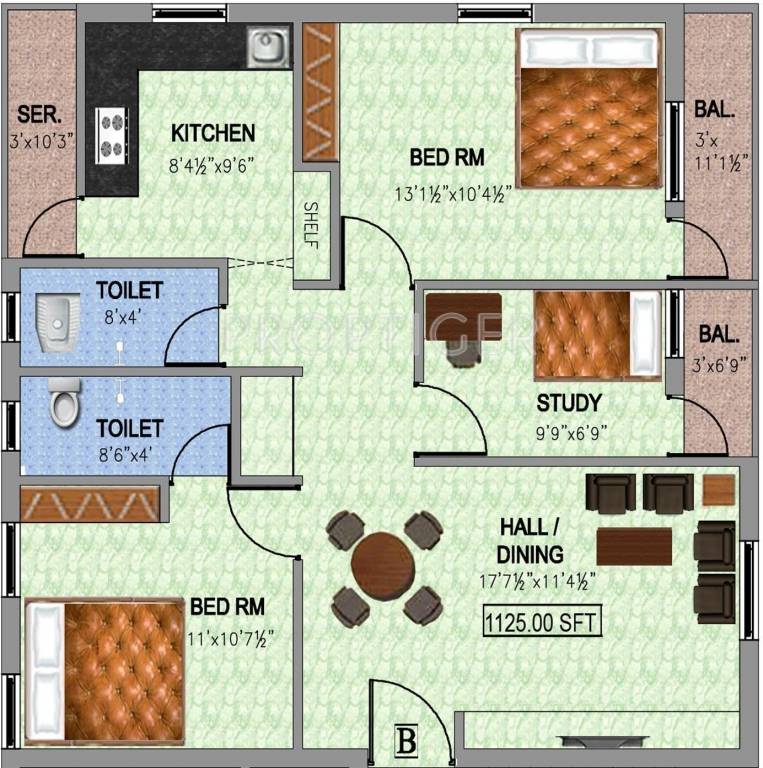 Ranganayaki South Firm Manasarovar (2BHK+2T (1,125 sq ft)   Study Room 1125 sq ft) Ranganayaki South Firm Manasarovar (2BHK+2T (1,125 sq ft)   Study Room 1125 sq ft)