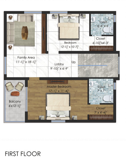  urban commune villas Floor Plan First Floor Plan