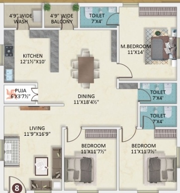 Floor Plan nagadhara grand Floor Plan Floor Plan