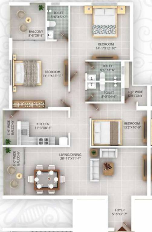  pristine heights Floor Plan Floor Plan