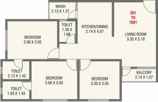  toran-residency Floor Plan Floor Plan