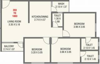  toran-residency Floor Plan Floor Plan