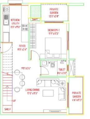  florenso Floor Plan Lower Level Duplex Plan