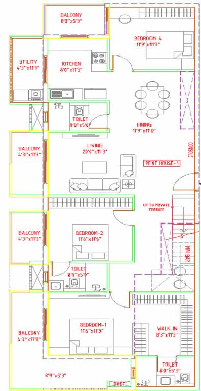 Penthouse Floor Plan florenso Floor Plan Penthouse Floor Plan
