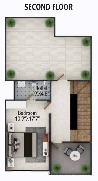  tirupati-homes Floor Plan Second Floor Plan