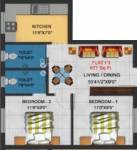 Four Oxford Square (2BHK+2T (677 sq ft) 677 sq ft) Four Oxford Square (2BHK+2T (677 sq ft) 677 sq ft)