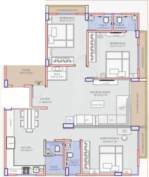  nityam-elegance Floor Plan Floor Plan
