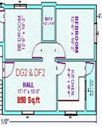 Jeayam Radha (2BHK+1T (858 sq ft) 858 sq ft) Jeayam Radha (2BHK+1T (858 sq ft) 858 sq ft)