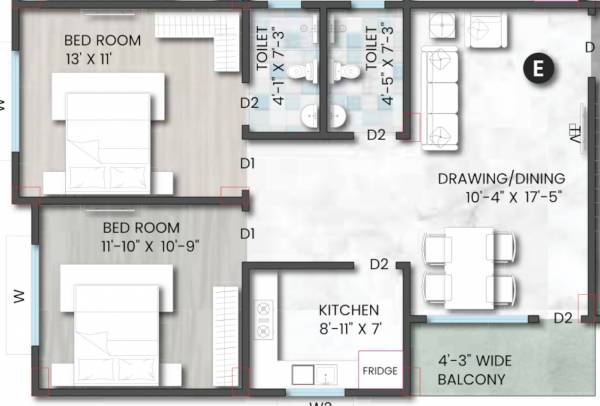  prithvi-enclave Floor Plan Floor Plan