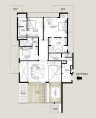  the-palm-springs Floor Plan Upper Level Penthouse Plan
