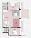  the-balcony-by-kaavyaratna Floor Plan Upper Level Duplex Plan
