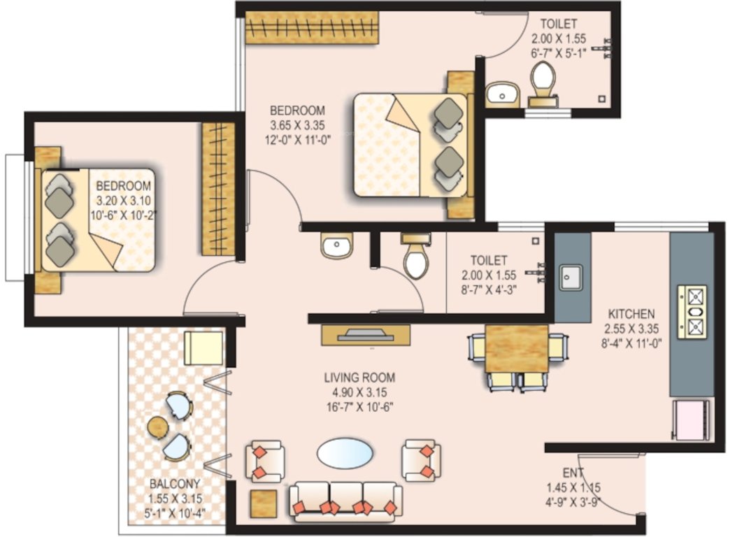  towers Floor Plan Floor Plan