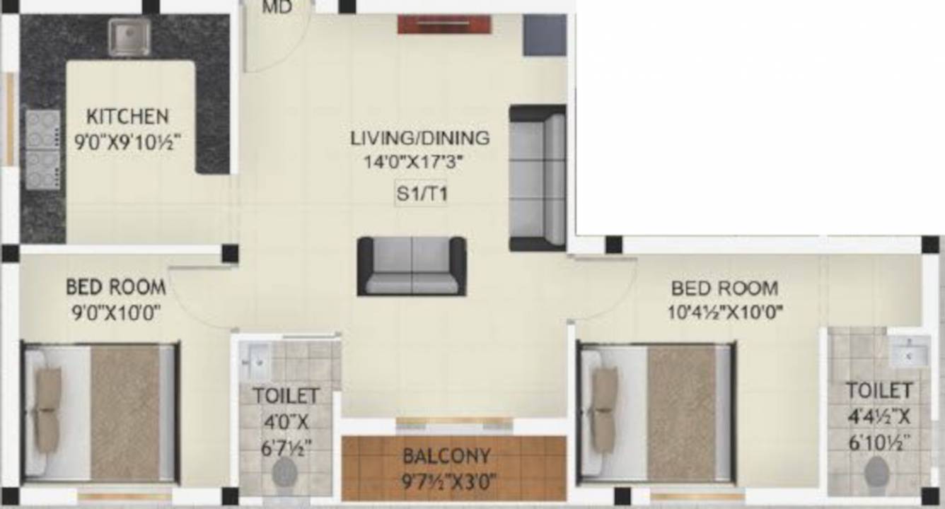 Floor Plan sai krishna flats Floor Plan Floor Plan
