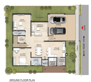  sansa county Floor Plan Ground Floor Plan