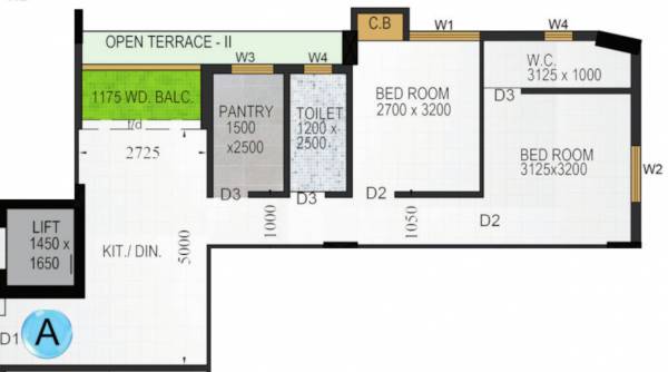  dakshin-divine Floor Plan Floor Plan