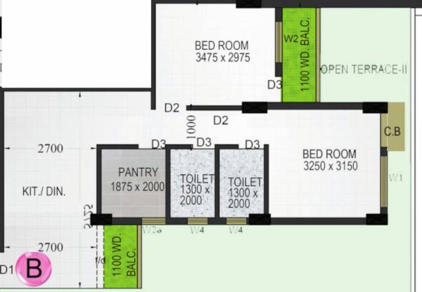  dakshin-divine Floor Plan Floor Plan