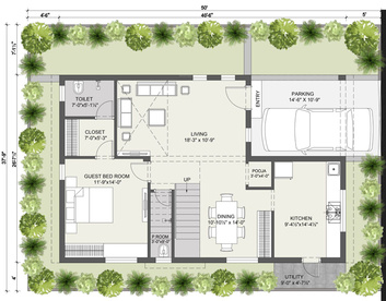  blue-lotus-villas Floor Plan Lower Ground Floor Plan