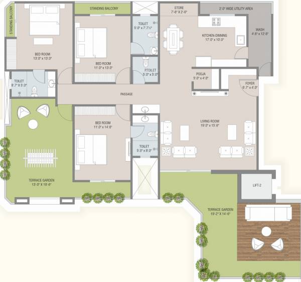  luxuria Floor Plan Floor Plan