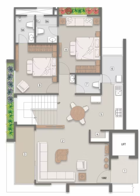  atlantis elevate Floor Plan Lower Level Duplex Plan