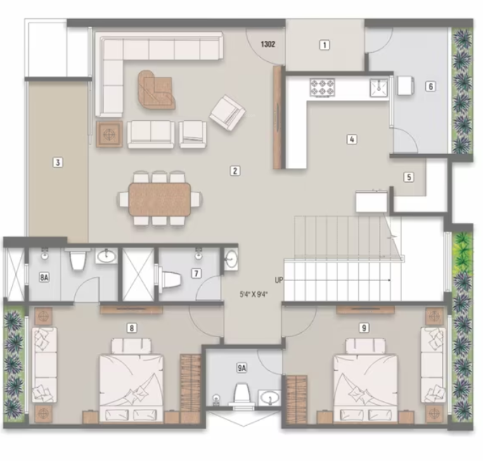  atlantis elevate Floor Plan Lower Level Duplex Plan
