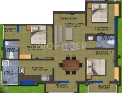 Sumangali Marigold (3BHK+2T (1,292 sq ft) 1292 sq ft) Sumangali Marigold (3BHK+2T (1,292 sq ft) 1292 sq ft)