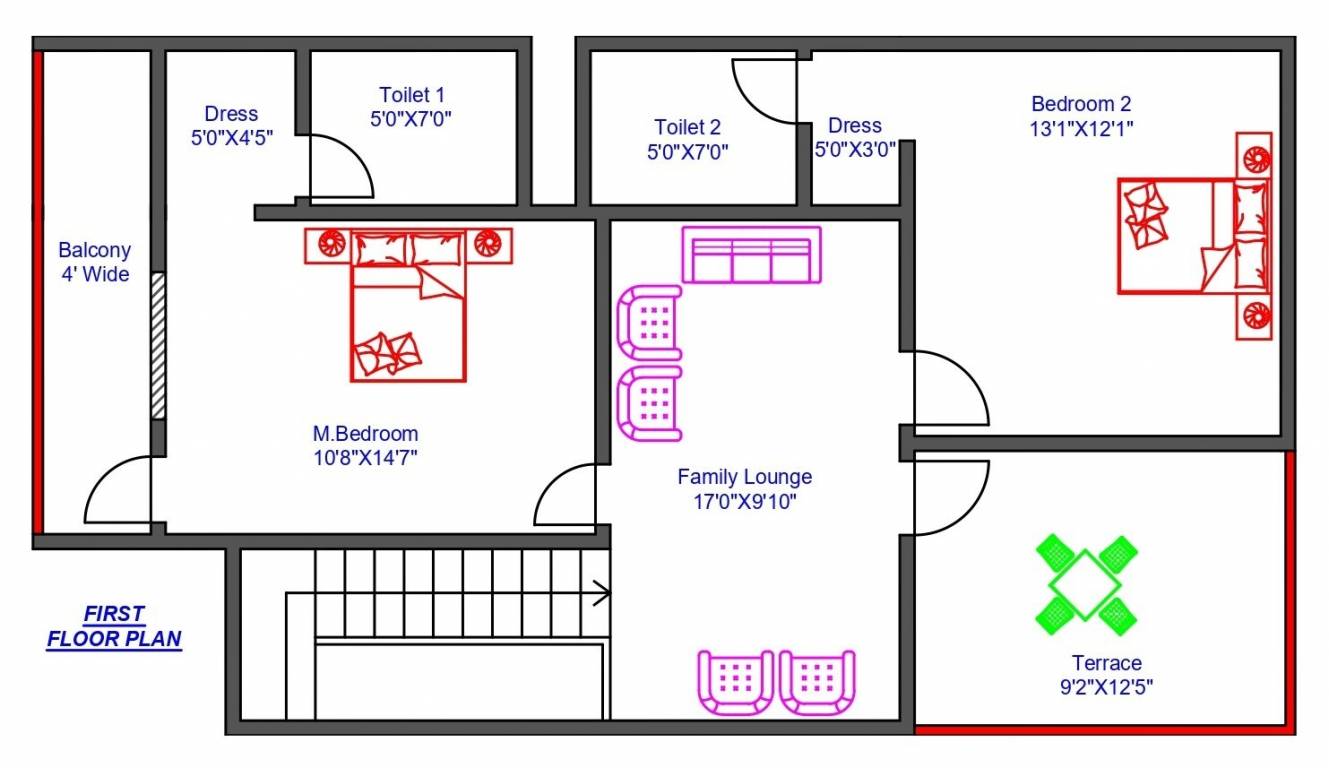 First Floor Plan prithvi courtyard Floor Plan First Floor Plan