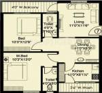  Homes (2BHK+2T (1,030 sq ft) 1030 sq ft)