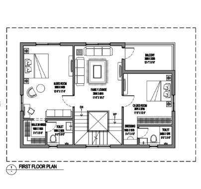  aavaas sahita Floor Plan First Floor Plan