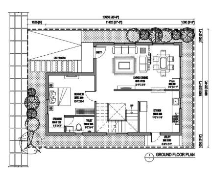  aavaas sahita Floor Plan Ground Floor Plan