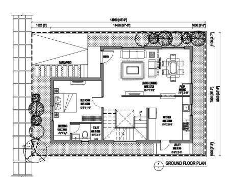  aavaas sahita Floor Plan Ground Floor Plan