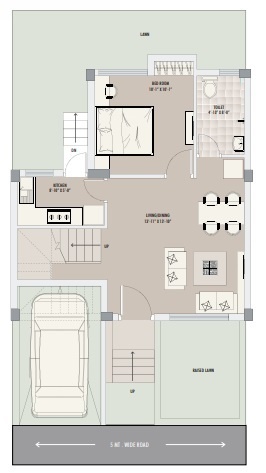 gardenium Floor Plan Ground Floor Plan