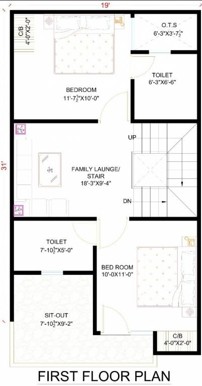 First Floor Plan green villa Floor Plan First Floor Plan