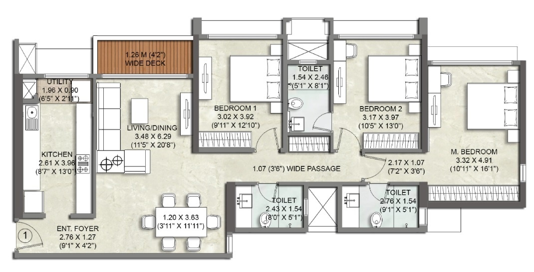 Floor Plan  kalpataru elitus Floor Plan Floor Plan