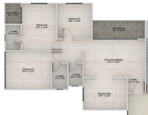  santiago-skyland Floor Plan Floor Plan