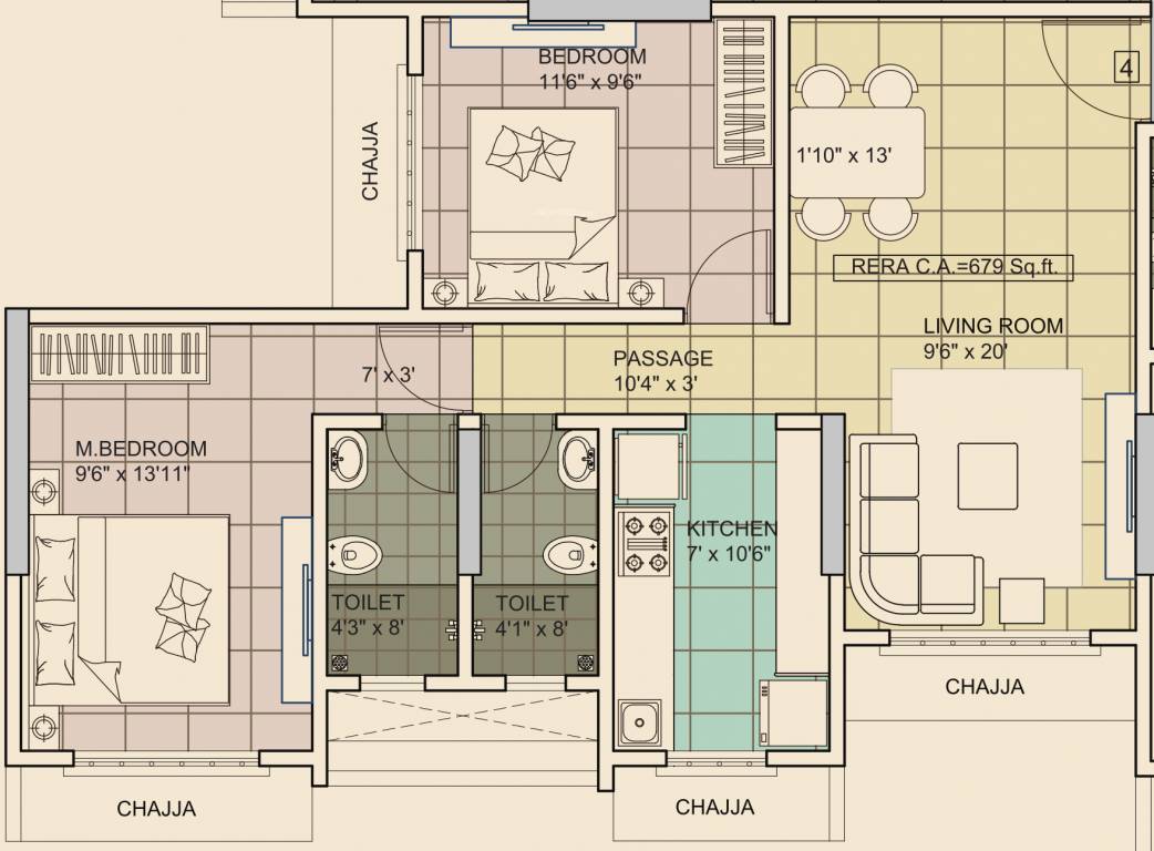 Floor Plan borivali lucky Floor Plan Floor Plan