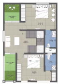 panda gatikrushna green villa Floor Plan First Floor Plan