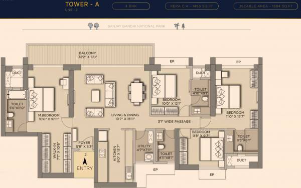  crystal-antara Floor Plan Floor Plan