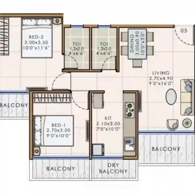  mountain-sapphire Floor Plan Floor Plan