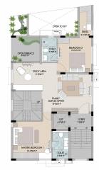  krishna-kripa Floor Plan Upper Level Duplex Plan