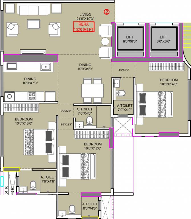 Floor Plan ganesh chhaya chsl Floor Plan Floor Plan