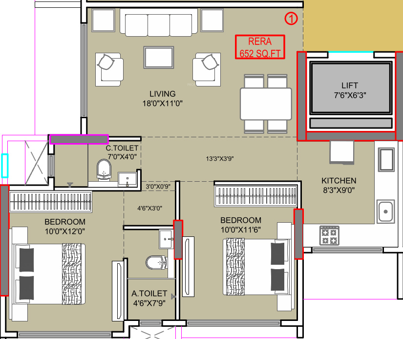  ganesh chhaya chsl Floor Plan Floor Plan
