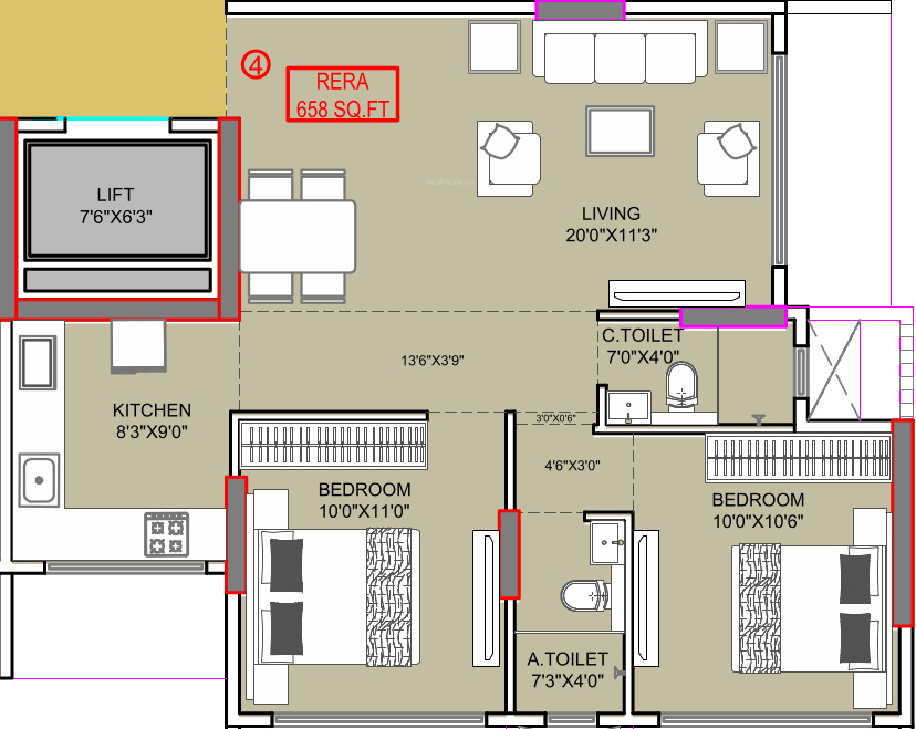  ganesh chhaya chsl Floor Plan Floor Plan