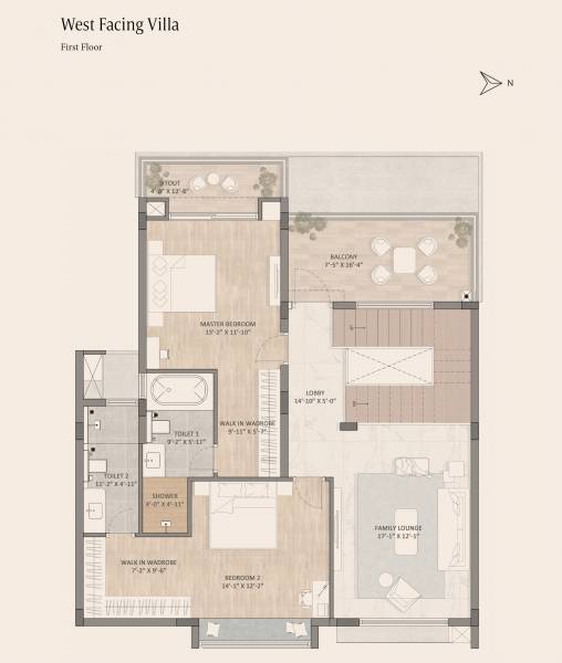  villa-bellissimo Floor Plan First Floor Plan